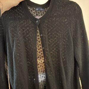 GAP Women's Black Cardigan Sweater